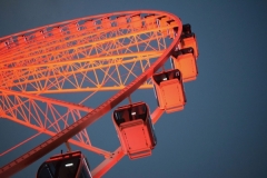 Orange Ferris Wheel