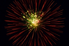 Fireworks Orange Green